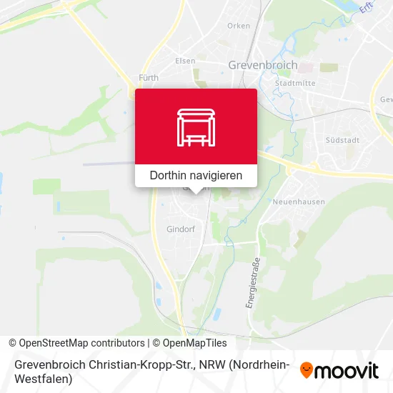 Grevenbroich Christian-Kropp-Str. Karte