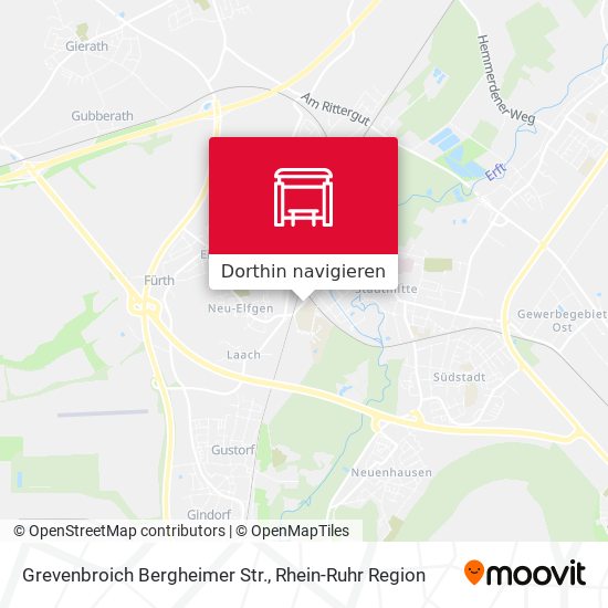 Grevenbroich Bergheimer Str. Karte