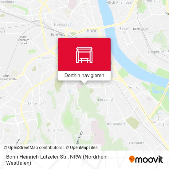 Bonn Heinrich-Lützeler-Str. Karte