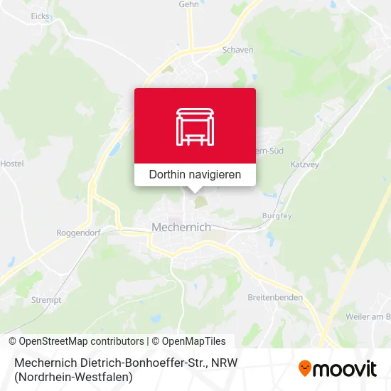 Mechernich Dietrich-Bonhoeffer-Str. Karte