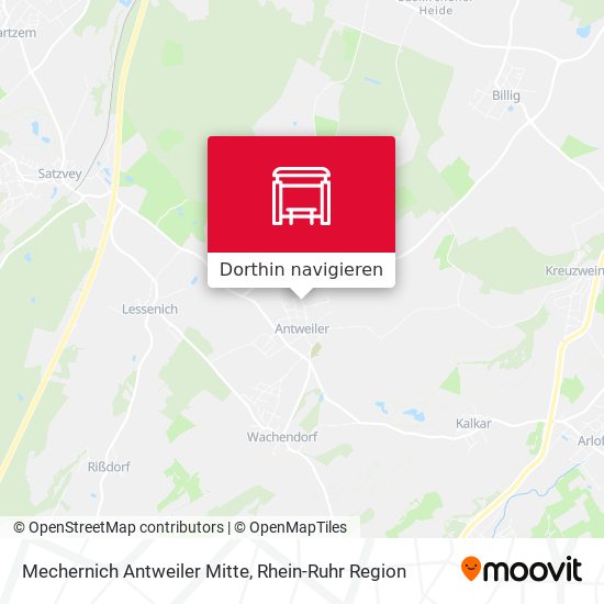 Mechernich Antweiler Mitte Karte