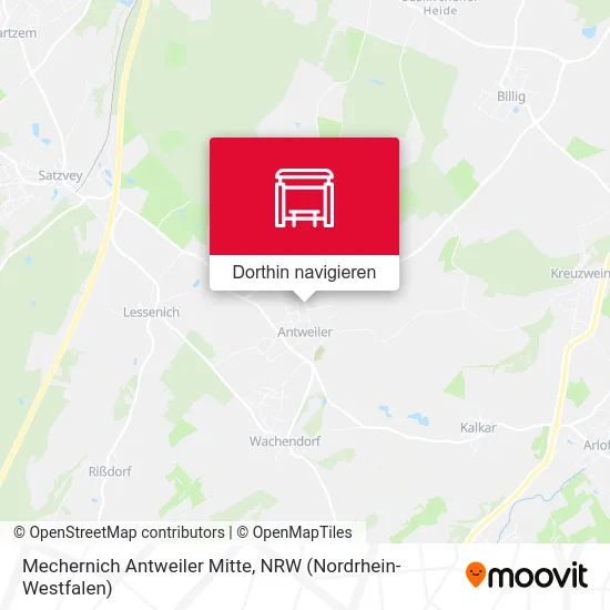 Mechernich Antweiler Mitte Karte