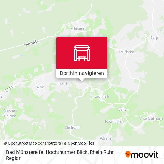Bad Münstereifel Hochthürmer Blick Karte