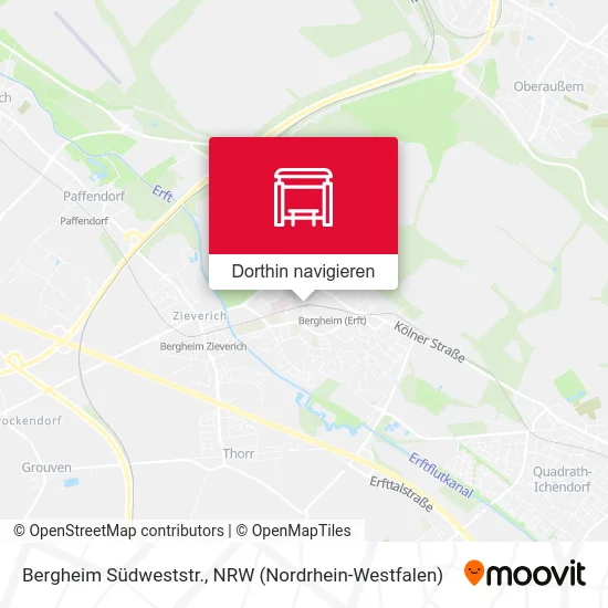 Bergheim Südweststr. Karte