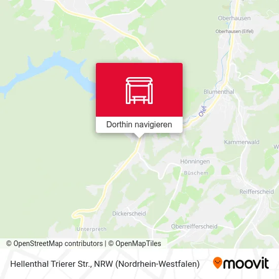 Hellenthal Trierer Str. Karte