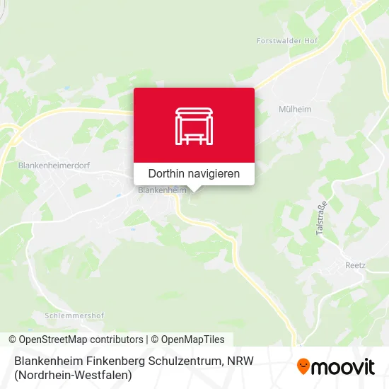 Blankenheim Finkenberg Schulzentrum Karte