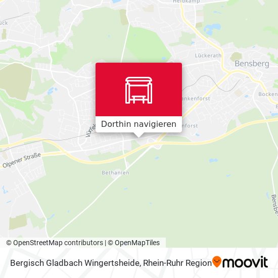 Bergisch Gladbach Wingertsheide Karte