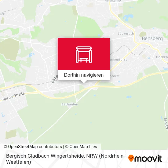 Bergisch Gladbach Wingertsheide Karte