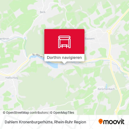 Dahlem Kronenburgerhütte Karte