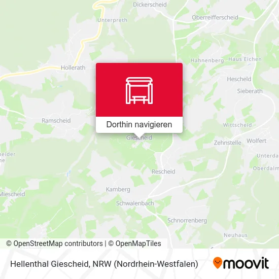 Hellenthal Giescheid Karte