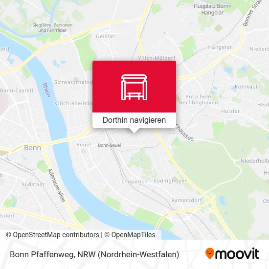 Bonn Pfaffenweg Karte