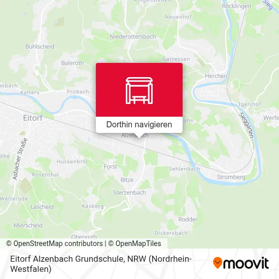 Eitorf Alzenbach Grundschule Karte