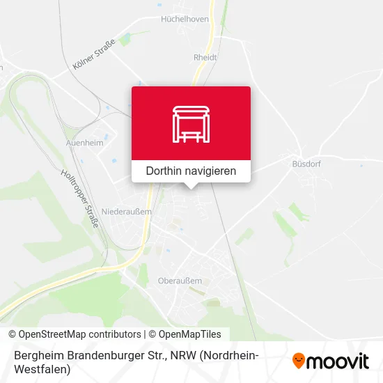 Bergheim Brandenburger Str. Karte