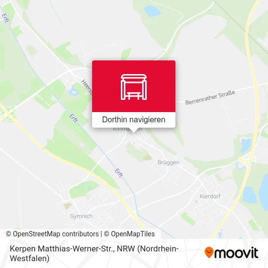 Kerpen Matthias-Werner-Str. Karte