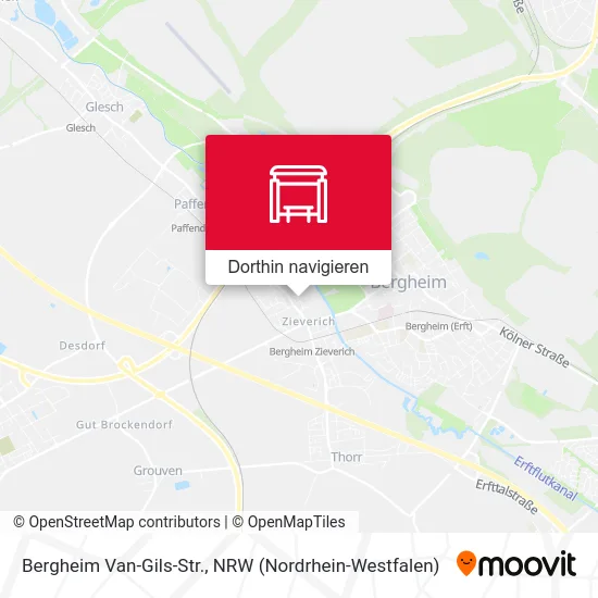 Bergheim Van-Gils-Str. Karte