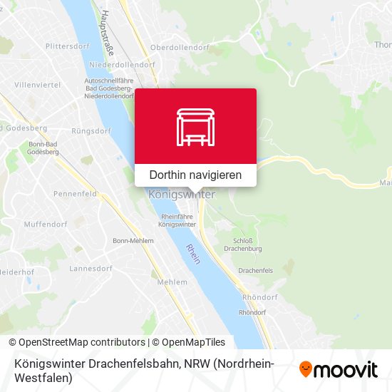 Königswinter Drachenfelsbahn Karte