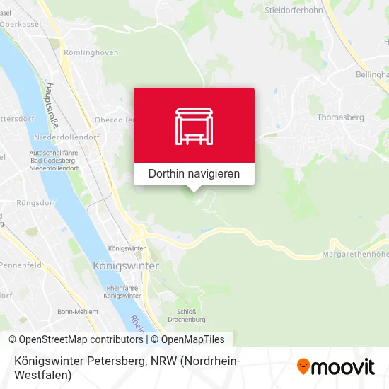 Königswinter Petersberg Karte