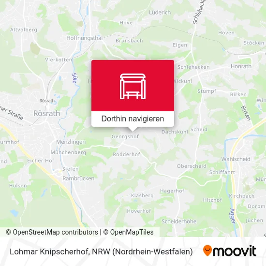 Lohmar Knipscherhof Karte