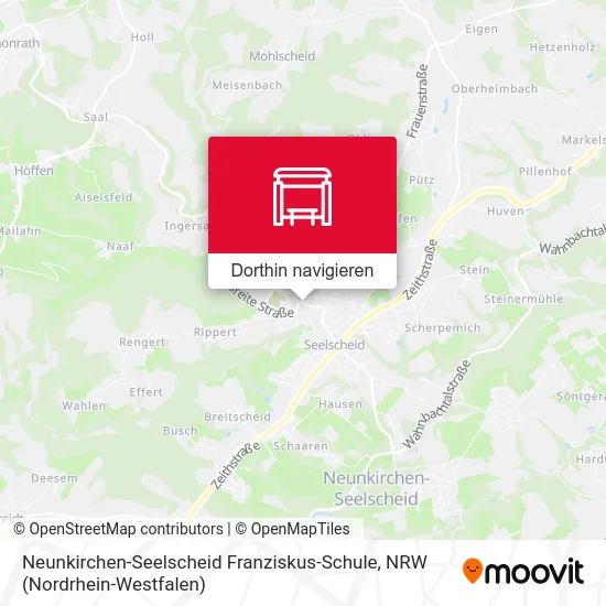 Neunkirchen-Seelscheid Franziskus-Schule Karte