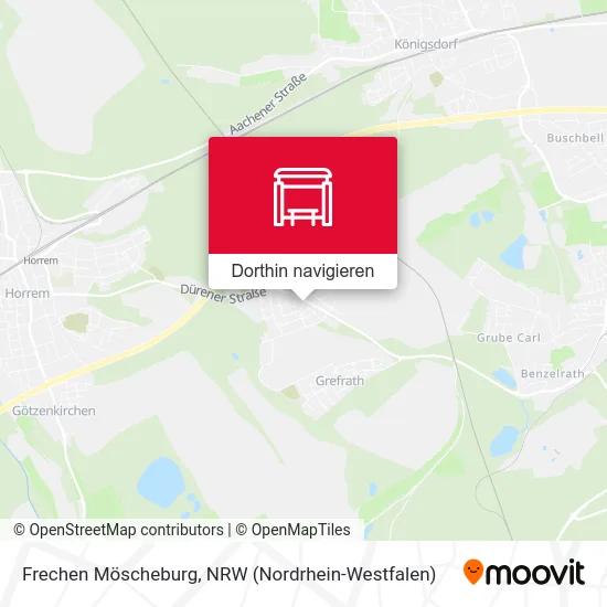 Frechen Möscheburg Karte