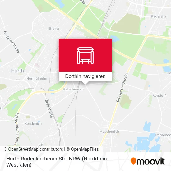 Hürth Rodenkirchener Str. Karte