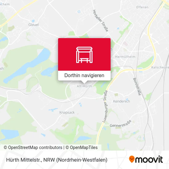 Hürth Mittelstr. Karte