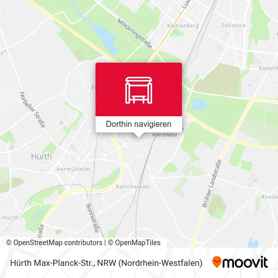 Hürth Max-Planck-Str. Karte