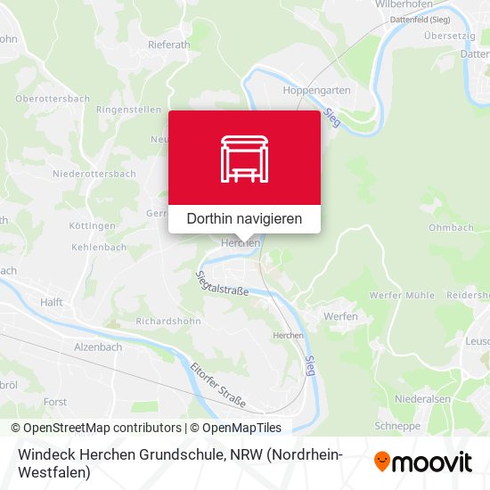 Windeck Herchen Grundschule Karte