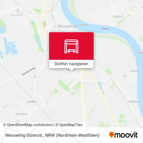 Wesseling Dürerstr. Karte