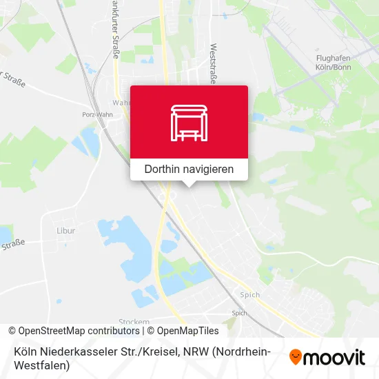 Köln Niederkasseler Str. / Kreisel Karte