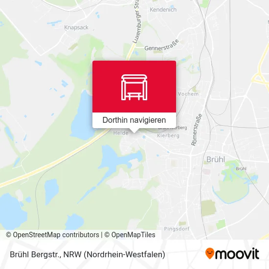 Brühl Bergstr. Karte