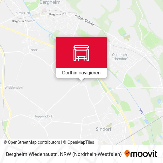 Bergheim Wiedenaustr. Karte