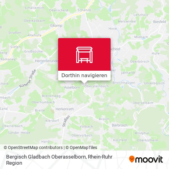 Bergisch Gladbach Oberasselborn Karte
