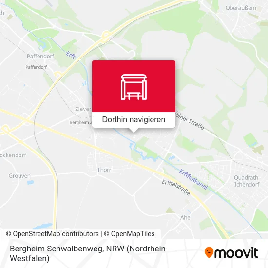 Bergheim Schwalbenweg Karte