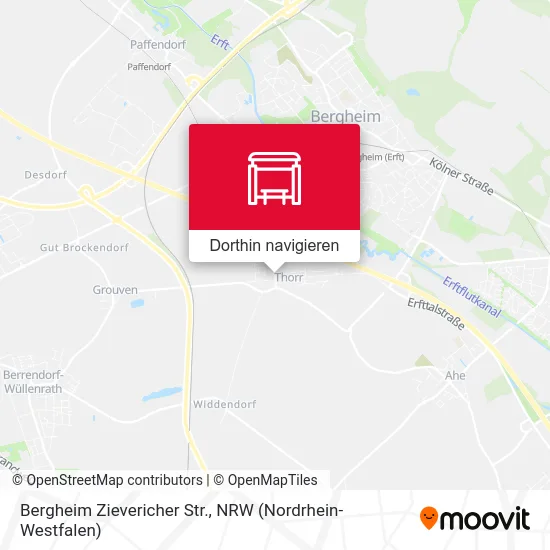 Bergheim Zievericher Str. Karte
