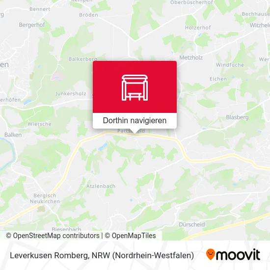 Leverkusen Romberg Karte