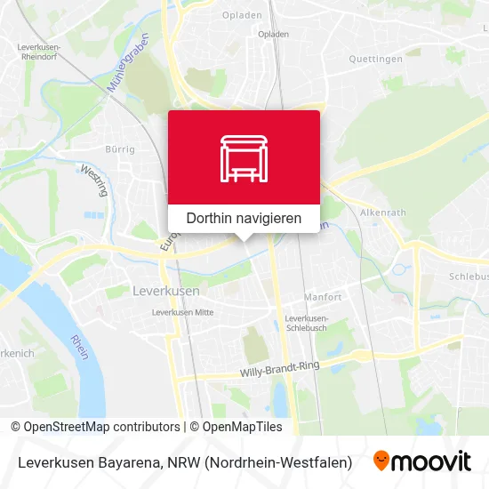 Leverkusen Bayarena Karte