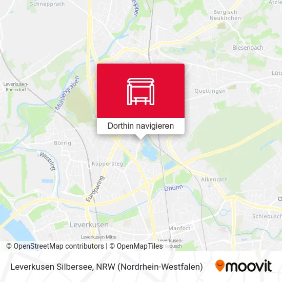 Leverkusen Silbersee Karte