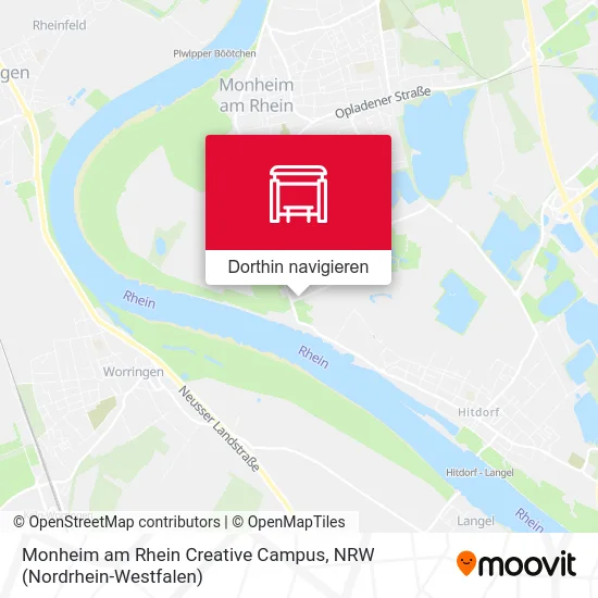 Monheim am Rhein Creative Campus Karte