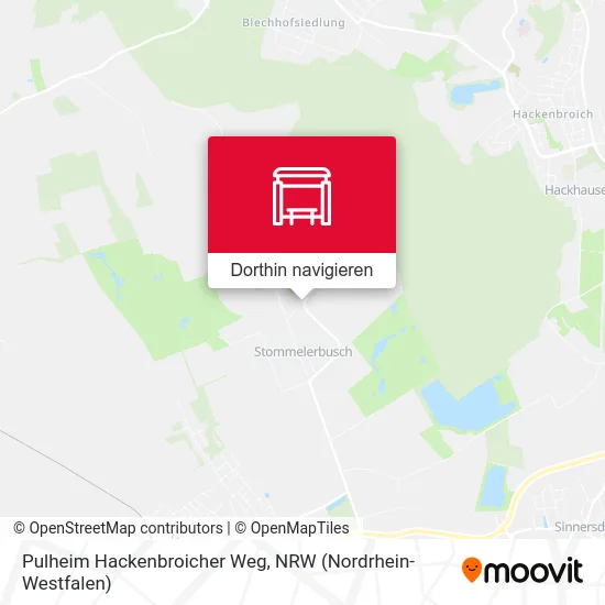 Pulheim Hackenbroicher Weg Karte