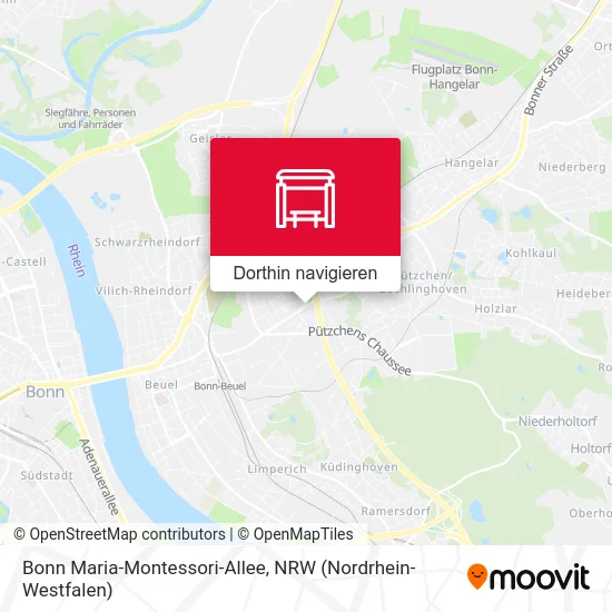 Bonn Maria-Montessori-Allee Karte