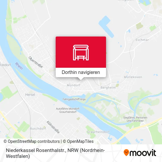 Niederkassel Rosenthalstr. Karte