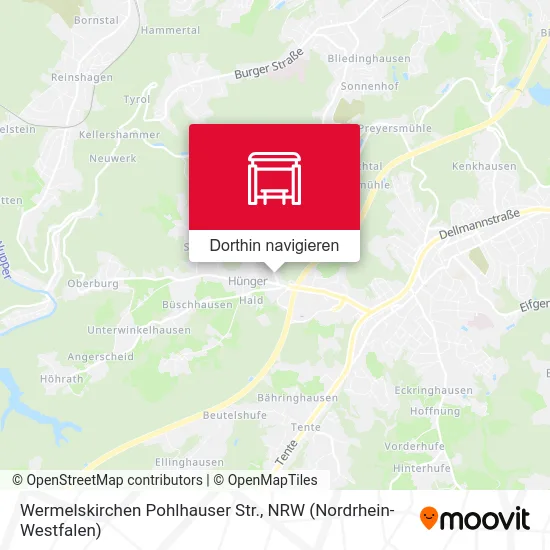 Wermelskirchen Pohlhauser Str. Karte