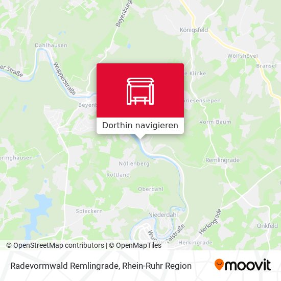 Radevormwald Remlingrade Karte