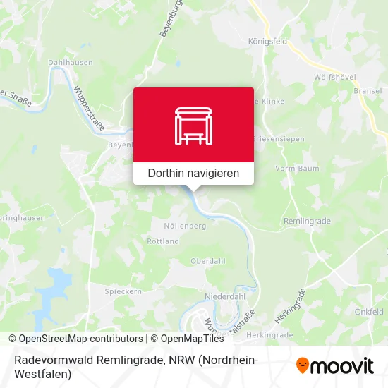 Radevormwald Remlingrade Karte