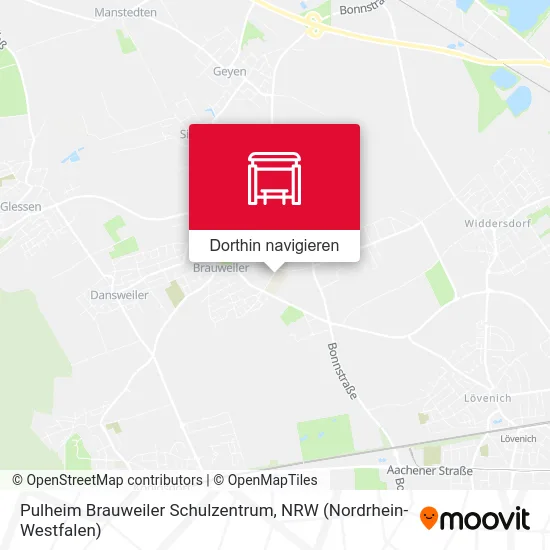 Pulheim Brauweiler Schulzentrum Karte
