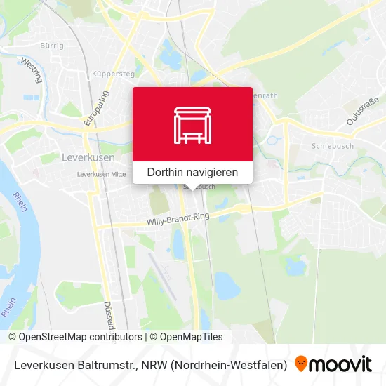 Leverkusen Baltrumstr. Karte