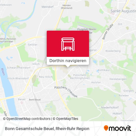 Bonn Gesamtschule Beuel Karte