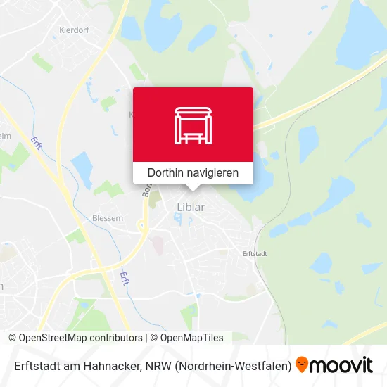 Erftstadt am Hahnacker Karte