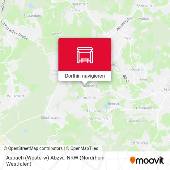 Asbach (Westerw) Abzw. Karte